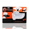 [tpr] watersport strap-on gag - white