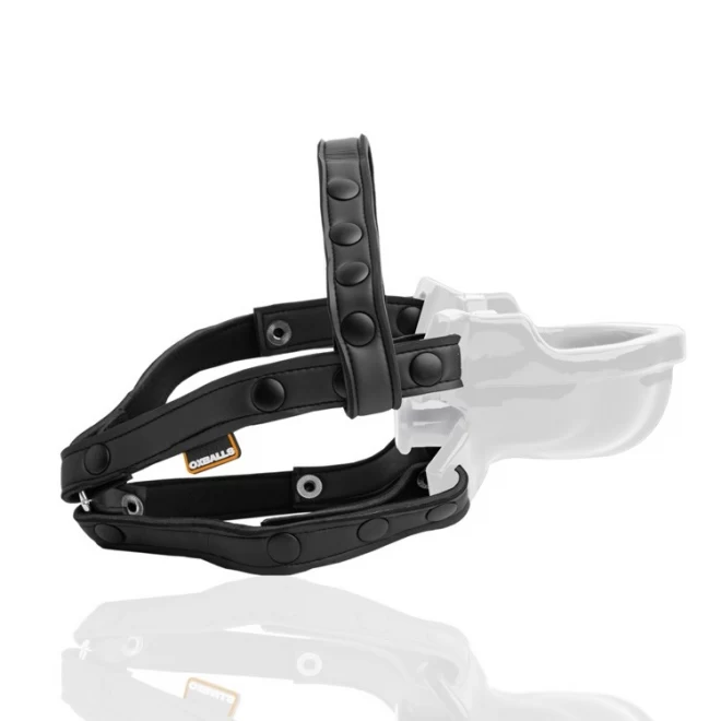 [tpr] watersport strap-on gag - white