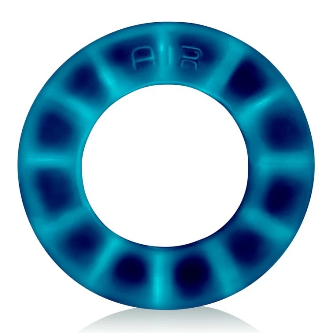 [sil|tpr] air airflow vented cock ring - space blue