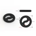 Brutus yin-yang - silicone cock and ball duo ring