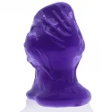 [sil] pighole squeal ff veiny hollow plug - eggplant