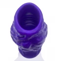 [sil] pighole squeal ff veiny hollow plug - eggplant