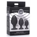 Triple juicers silicone anal trainer set