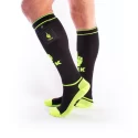 Brutus fxxx party socks w. pockets black / neon yellow