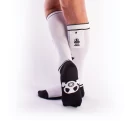Brutus gas mask party socks w. pockets white / black