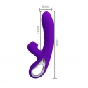 Pretty Love Jersey Clitoral Massager Purple