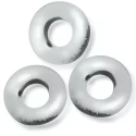 [tpr] fat willy cockring 3-pack - clear