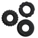 [tpr] bonemaker 3-pack cockring kit - black