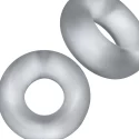 Hünkyjunk stiffy cockring 2-pack - clear ice