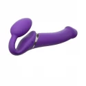 Strap On Me - Strapless Vibrating Strap-On Dildo - Size L - Purple