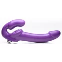 Revolver Vibrating Strapless Strap-On XXL - Purple