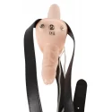 Podwójny wibrator na paskach Strap On Duo