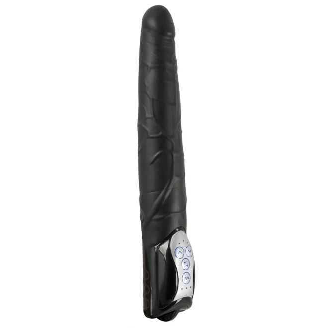 Black push thrusting vibrator