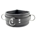 Leather vampire collar with spikes