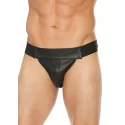 Plain front jock - premium leather