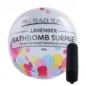 Big Teaze Toys - Bath Bomb Surprise with Vibrating Body Massager Lavender