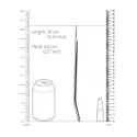 Urethral sounding - metal dilator - 8mm