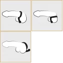 Black velvets cock ring