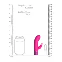 Dazzling - rechargeable silicone bullet