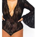 Bell sleeved bodysuit 