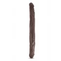 DR SKIN 14INCH DOUBLE DILDO CHOCOLATE