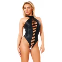 Skórzane body w paseczki (3 kolory)