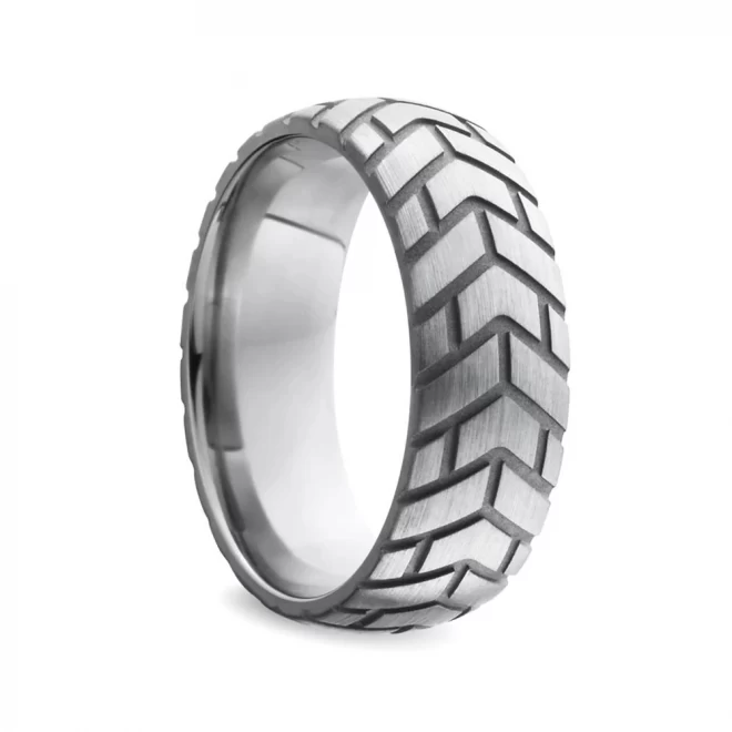 Stainless steel tire donut cockring - jumbo - 40 mm.