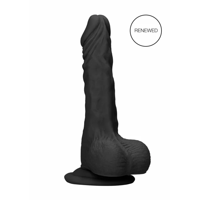 Dildo Real Rock Dong With Testicles 10''