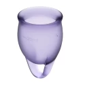 Feel confident menstrual cup set dark blue