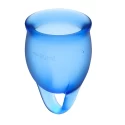 Feel confident menstrual cup set dark blue