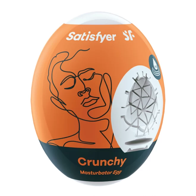 Jednorazowy masturbator dla mężczyzn Satisfyer Egg Single Crunchy