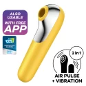 Wibrator ze stymulatorem bezdotykowym Satisfyer Dual Love Air Pulse Vibrator