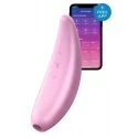 Stymulator łechtaczki z wibracjami, sterowany aplikacją Satisfyer Curvy 3+