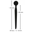 Penisplug jewellery pin 8 mm