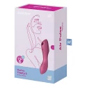 Wibrator z powietrznym masażerem łechtaczki Satisfyer Curvy Trinity 3