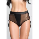 Figi z siateczki z paskami do pończoch Ina Knickers