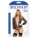 Tiulowe body Long Sleeve Sheer Teddy