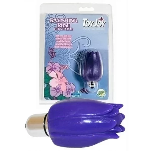 Stymulator w kształcie kwiatu Ravishing Rose Floral Purple