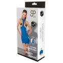 Mini sukienka z otwartymi miseczkami GP Datex Collared Exposure Dress