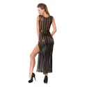 GP PRINTED DATEX STRIPED LONG DRESS