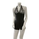 Kombinezon z datexu z koronkowymi wstawkami Datex Teddy With Lace Top