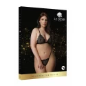 Magic lace velvet lingerie set os