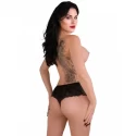 Ella crotchless cheeky panty