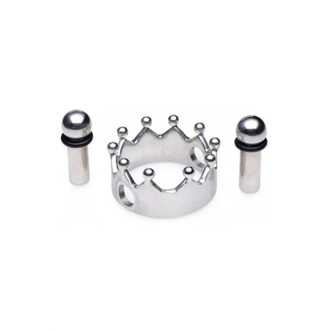 Crowned magentic nipple clamps