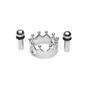 Crowned magentic nipple clamps