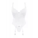 Amor blanco gorset i stringi biały s/m