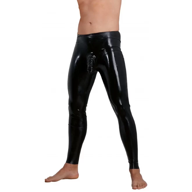 Męskie lateksowe sppodnie Latex Herren Hose Sleeve