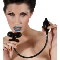 Latex knebel schwarz