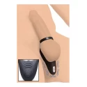 10x silicone cock ring + vibrating taint stimulator