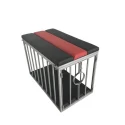 Doggy bench black and red for sling and cage